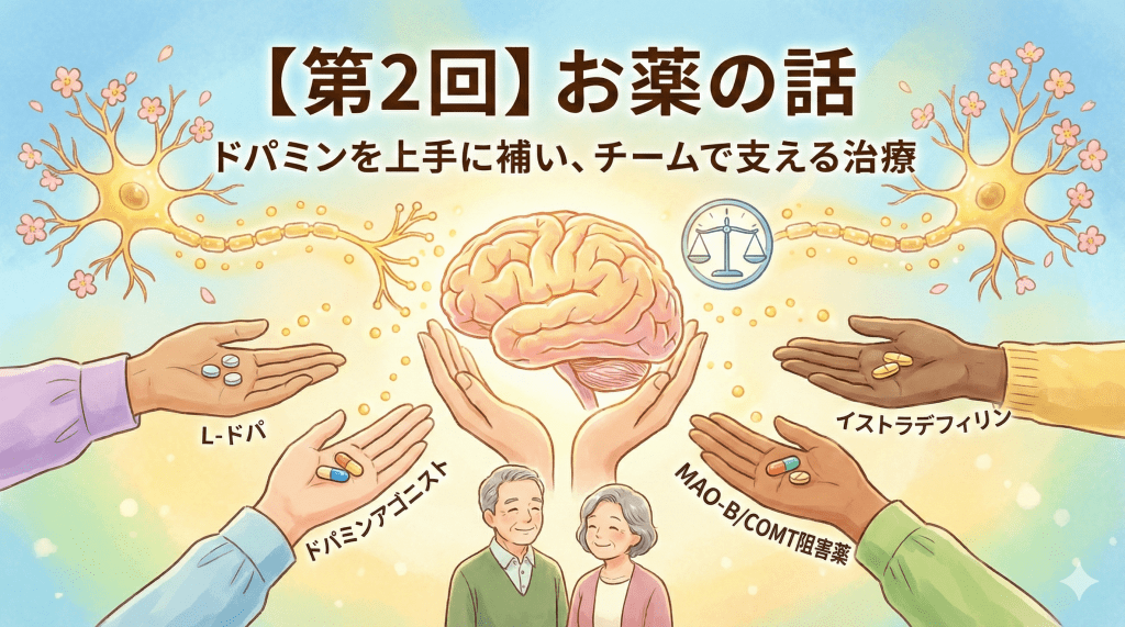 パーキンソン病治療【第2回】お薬の話