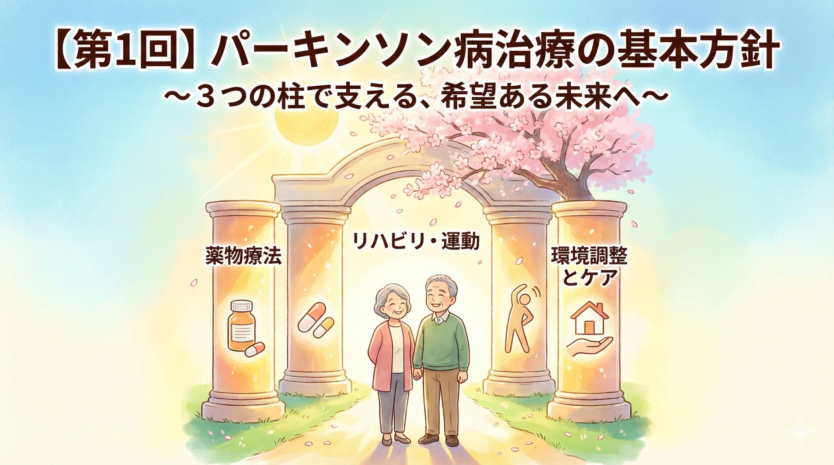 【第1回】パーキンソン病治療の基本方針